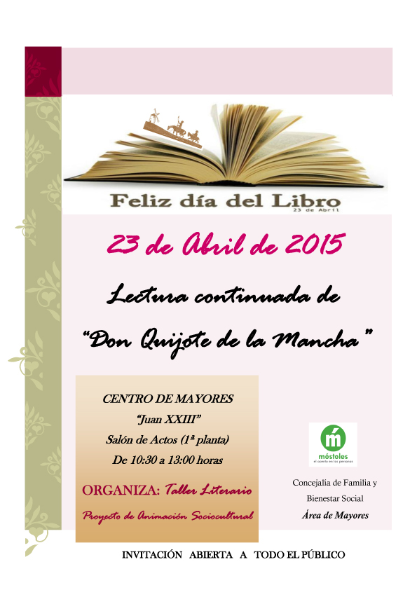 Cartel día del libro 2015
