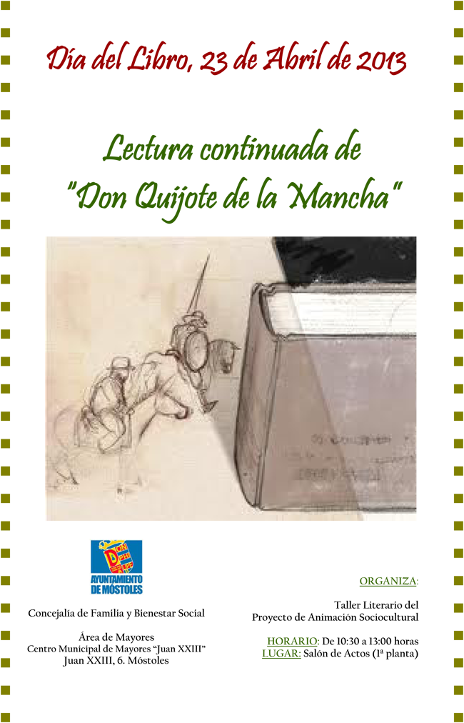 Programa día Libro 2013