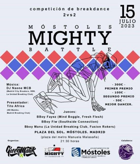 CARTEL_COMPETICIÓN BREAKDANCE_móstoles mighty