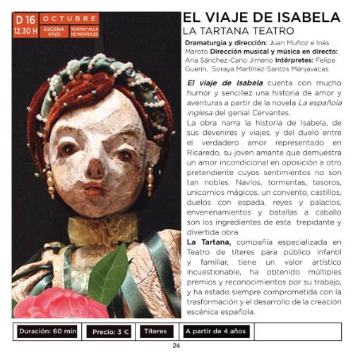 EL VIAJE DE ISABELA_TEATRO VILLA