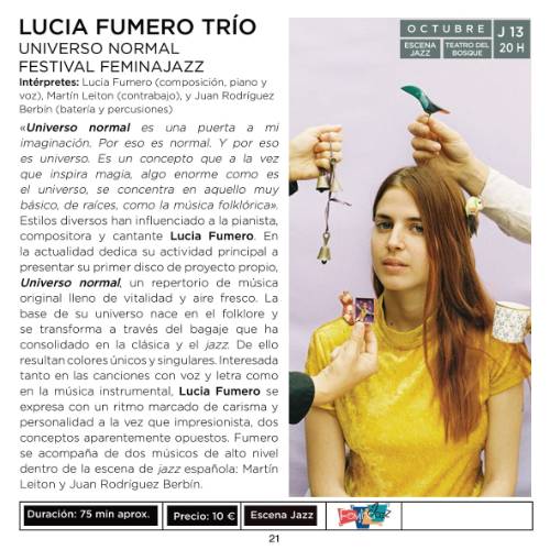 LUCÍA FUMERO TRIO_TEATRO BOSQUE