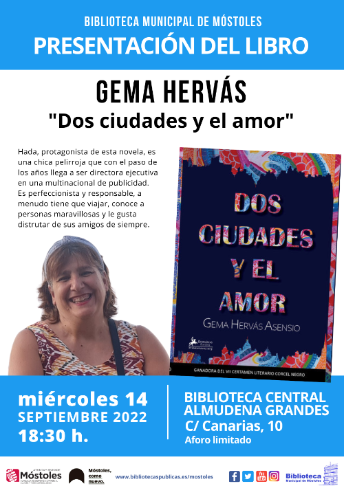 Presentación libro-DOS CIUDADES Y EL AMOR_BIBLIOTECA