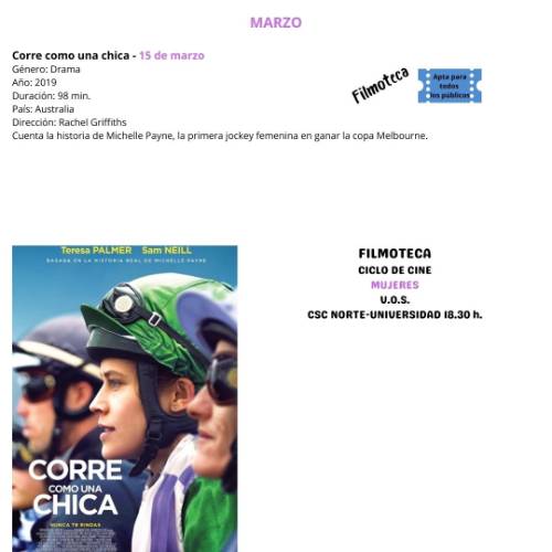 FOTO PELI_CORRE COMO UNA CHICA