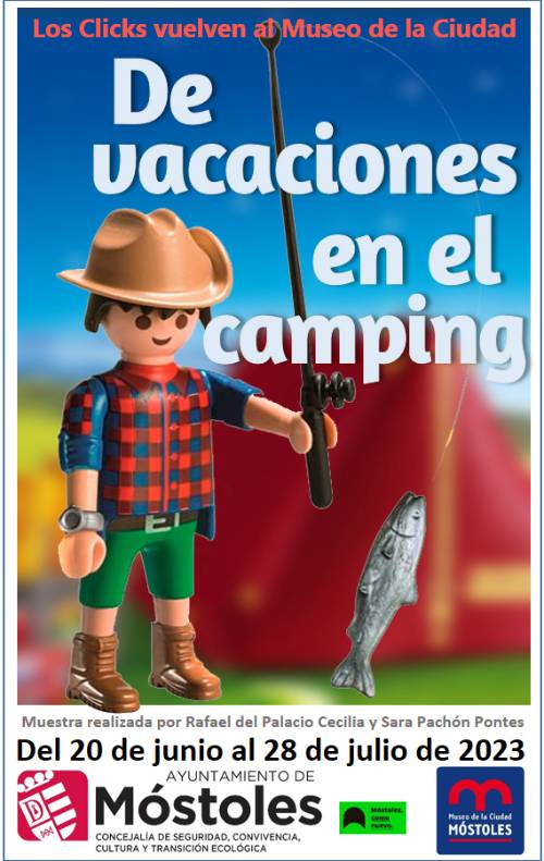 Cartel Clicks Vacaciones camping 2023_MUSEO