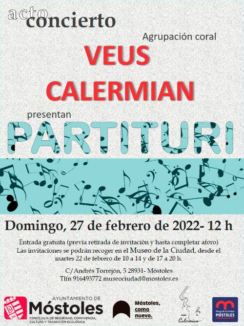 Concierto Partituri_VEUS CALERMIAN_MUSEO
