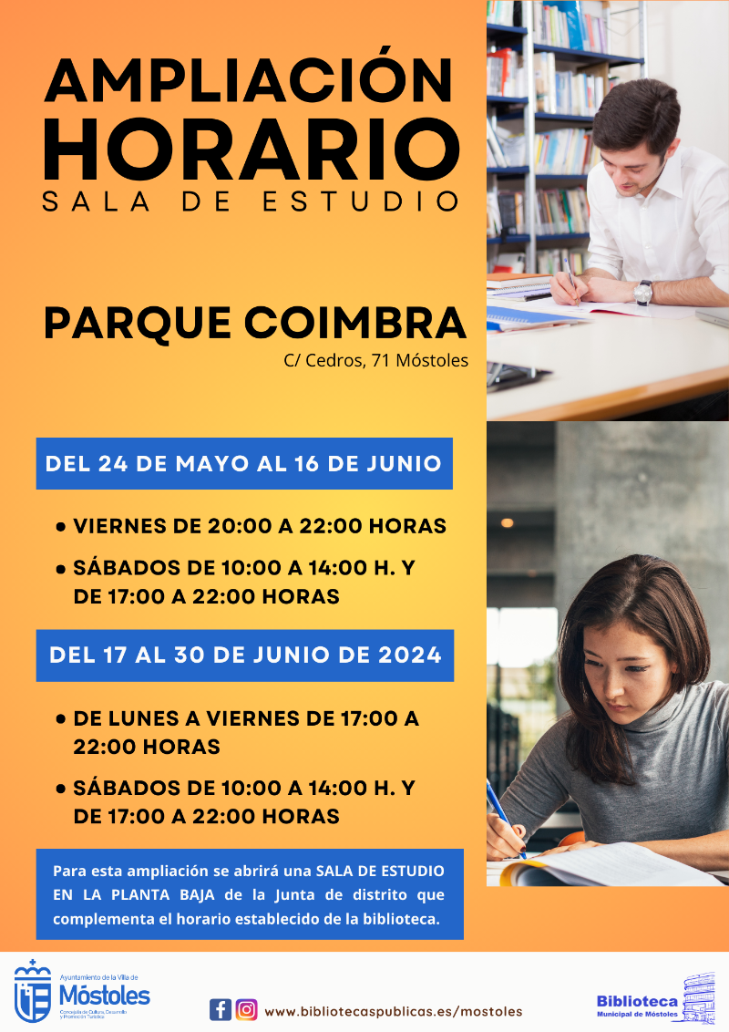 ampliación horario coimbra