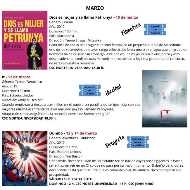 CINE+CINE SEMANA 8-13 MARZO 2021