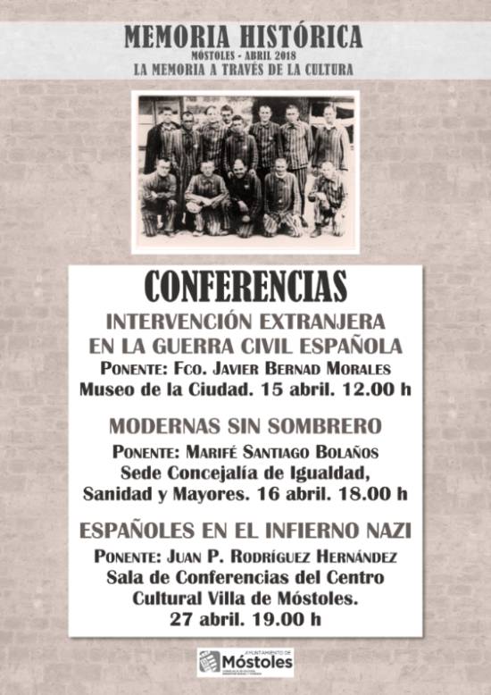 CARTEL CONFERENCIAS MEMORIA HISTÓRICA