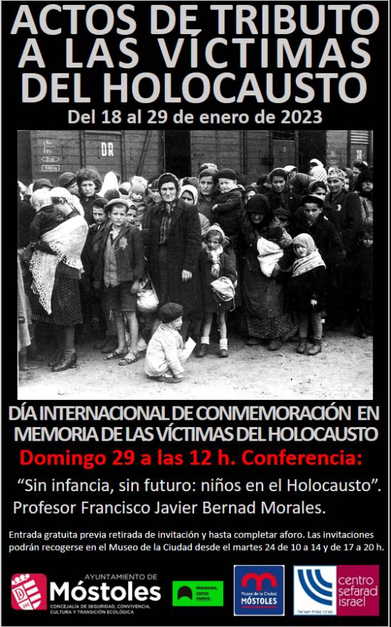 Cartel Conferencia_29 enero_Holocausto 23_MUSEO