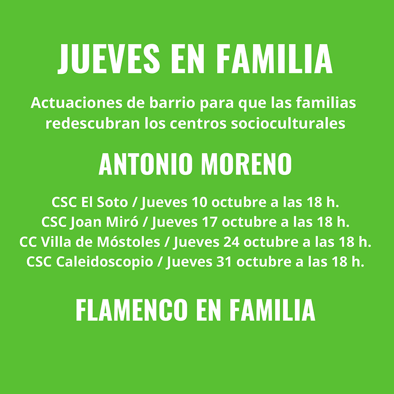 destacada agenda Programación Jueves en Familia