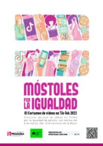 Cartel Mostoles por la Igualdad 2023