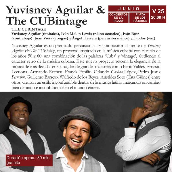 Concierto de Yuvisney Aguilar & The CUBintage