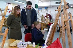 Visita Taller de Pintura y de Ceramica 1