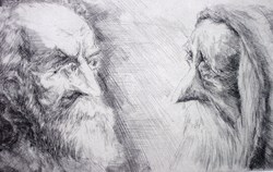 19 D.Quijote y Montesinos Aguafuerte