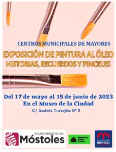 Cartel exposición Centros de Mayores