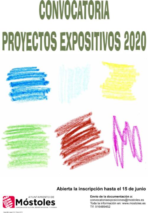 Cartel proyectos expositivos 2020