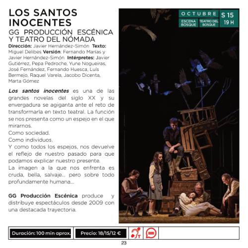 LOS SANTOS INOCENTES_TEATRO