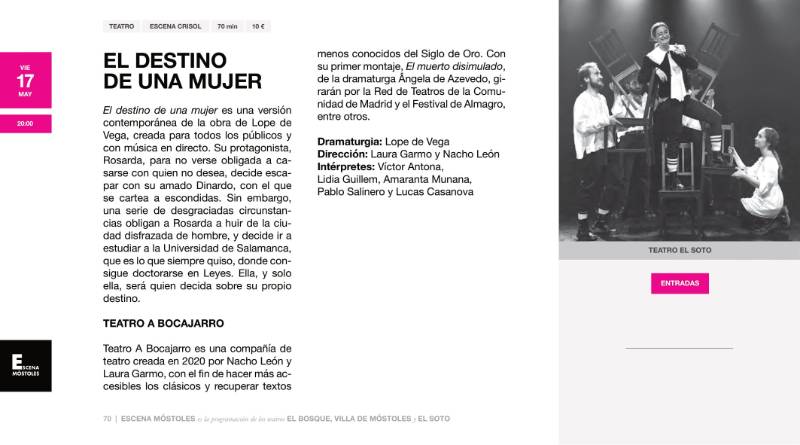 Programación Escena Móstoles - Primera Temporada 2024-70