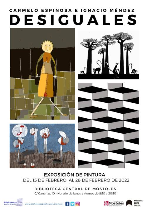 CARTEL_expo DESIGUALES_BIBLIOTECA