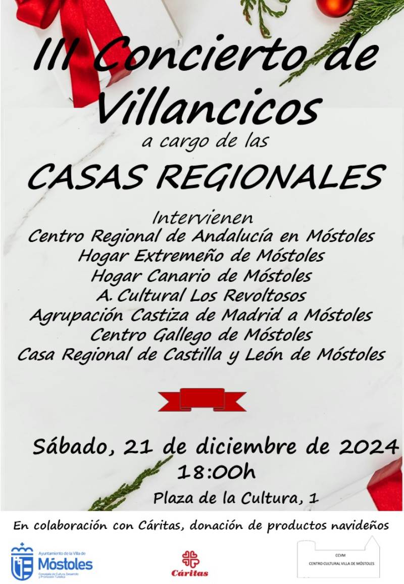 Cartel Concierto Villancicos