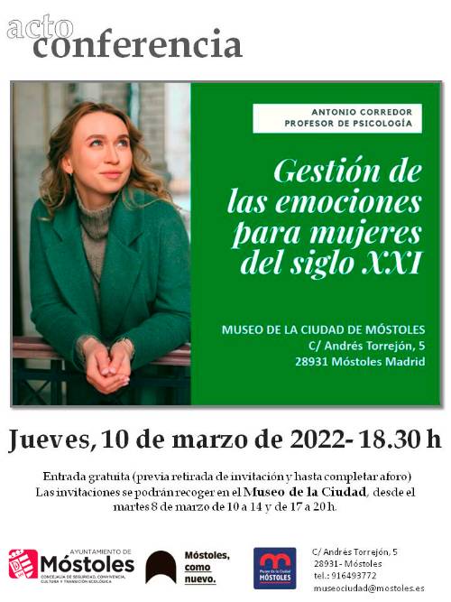 Cartel Conferencia_GESTIÓN DE LAS EMOCIONES_MUSEO