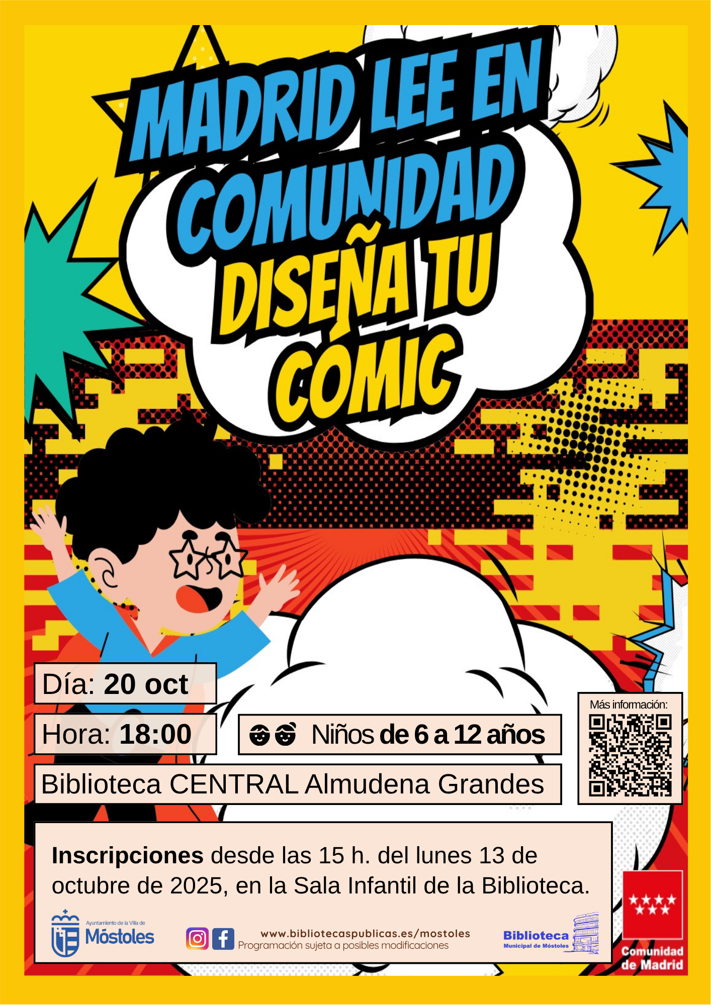 Taller Diseña tu Cómic