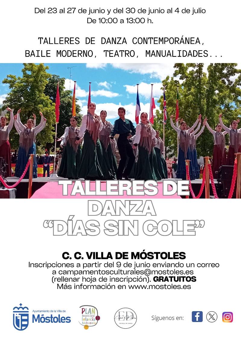 TALLERES DE DANZA DÍAS SIN COLE