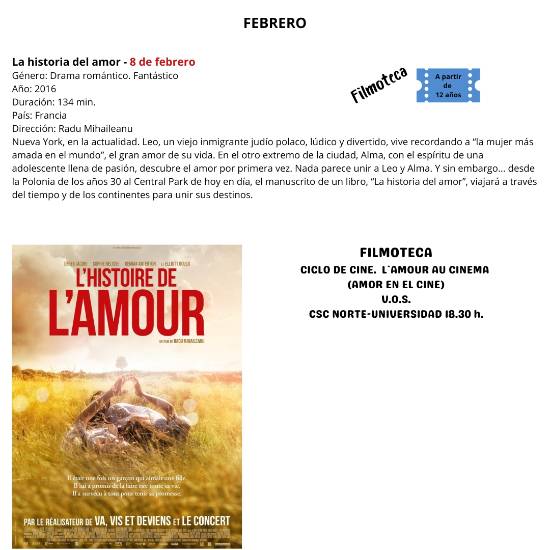 FOTO PELI FILMOTECA_LA HISTORIA DEL AMOR