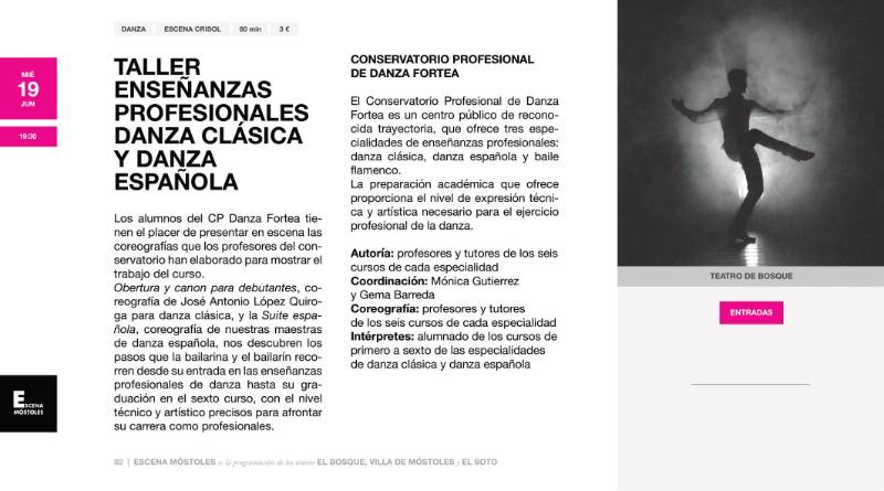 Programación Escena Móstoles - Primera Temporada 2024-82