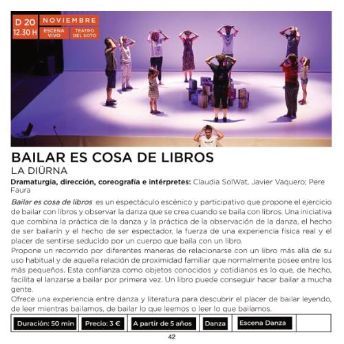 A ESCENA_BAILAR ES COSA DE LIBROS