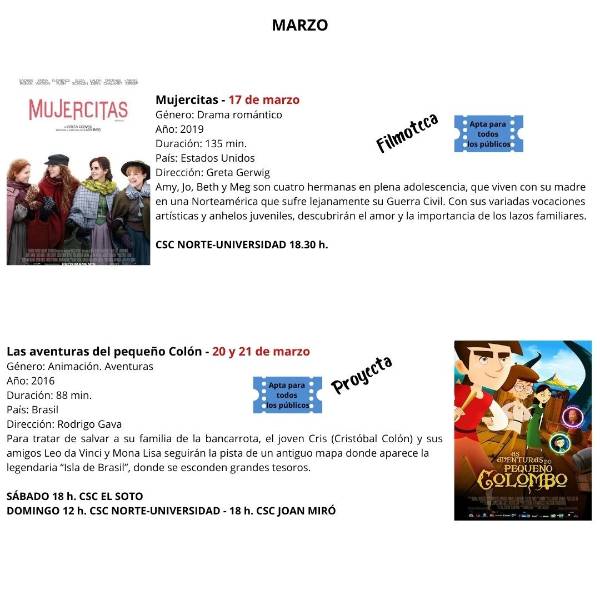 CINE+CINE SEMANA 15-21 MARZO 2021