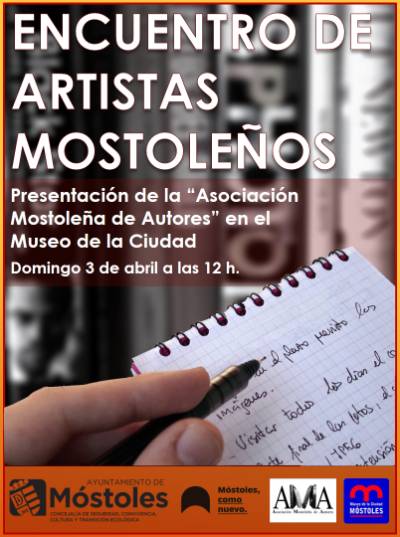 CARTEL_ENCUENTRO ARTISTAS MOSTOLEÑOS_MUSEO