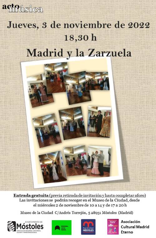 CARTEL EXIBICIÓN BAILES_MADRID Y LA ZARZUELA_MUSEO