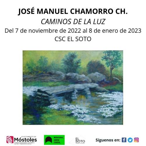 Tarjetón Exposición_ José Manuel Chamorro_C.S.C. El Soto