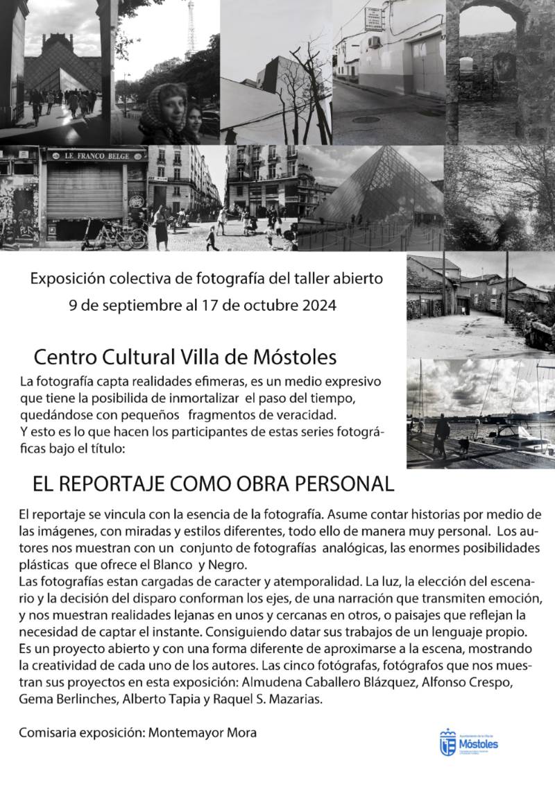 Cartel divulgativo REPORTAJE 2024,a