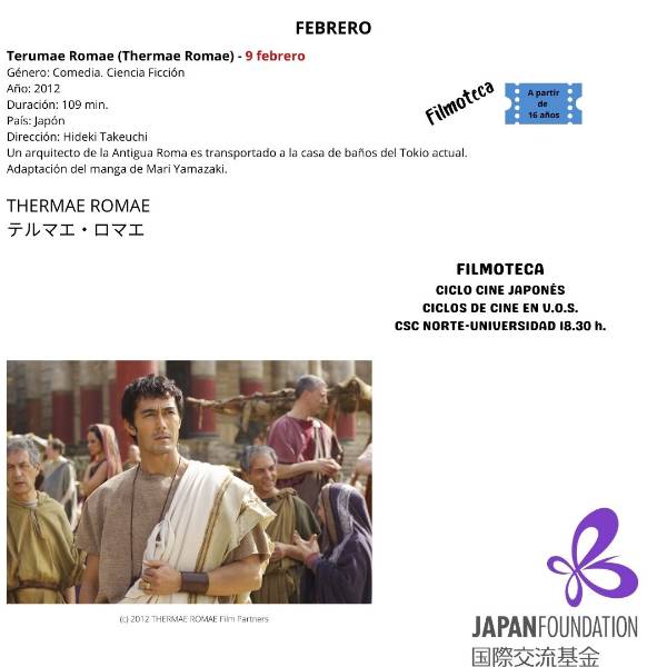 PELI_THERMAE ROMAE_ CICLO CINE JAPONÉS
