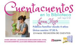 joan Miró 13 marzo Regadera