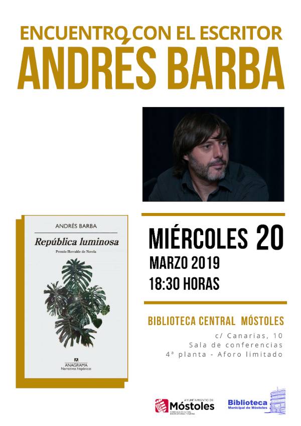 Encuentro con autor ANDRES BARBA