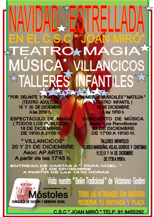 Cartel Joan Miró navidad