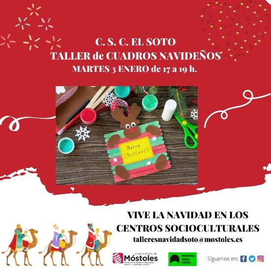 FOTO TALLER CUADROS NAVIDEÑOS_EL SOTO