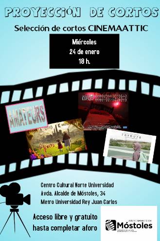 cartel ciclo cortos 24 enero