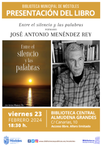 Presentación del libro “Entre el silencio y las palabras” de José Antonio Menéndez