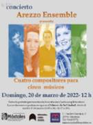 Cartel 20.3.22 concierto Arezzo