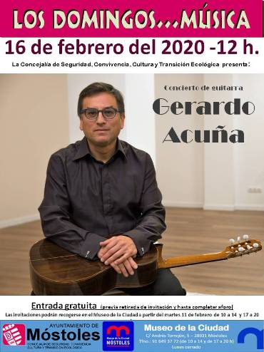 Cartel Gerardo Acuña