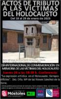 Cartel Conferencia 26 Holocausto