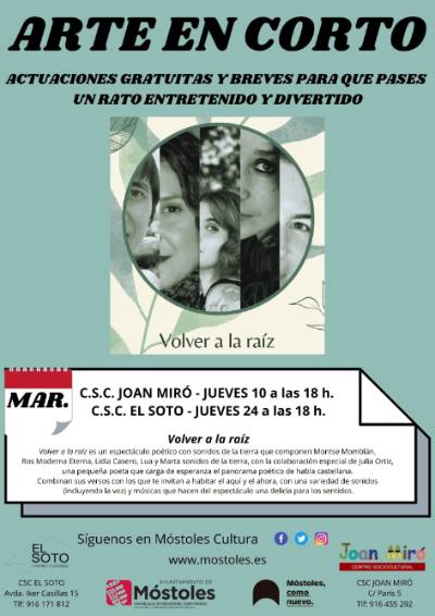 Cartel ARTE EN CORTO_marzo 2022