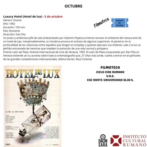CARTEL CICLO CINE RUMANO_5 OCTUBRE