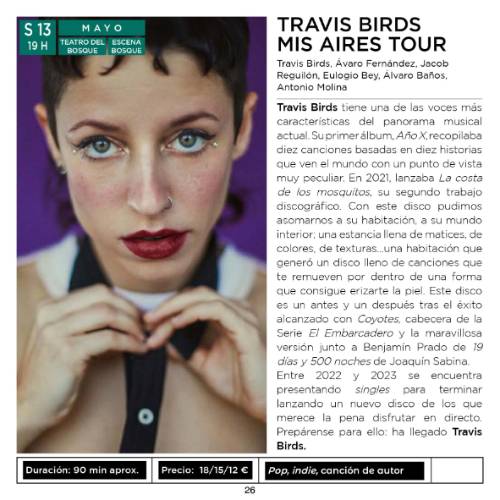 A ESCENA_TRAVIS BIRDS_MIS AIRES TOUR
