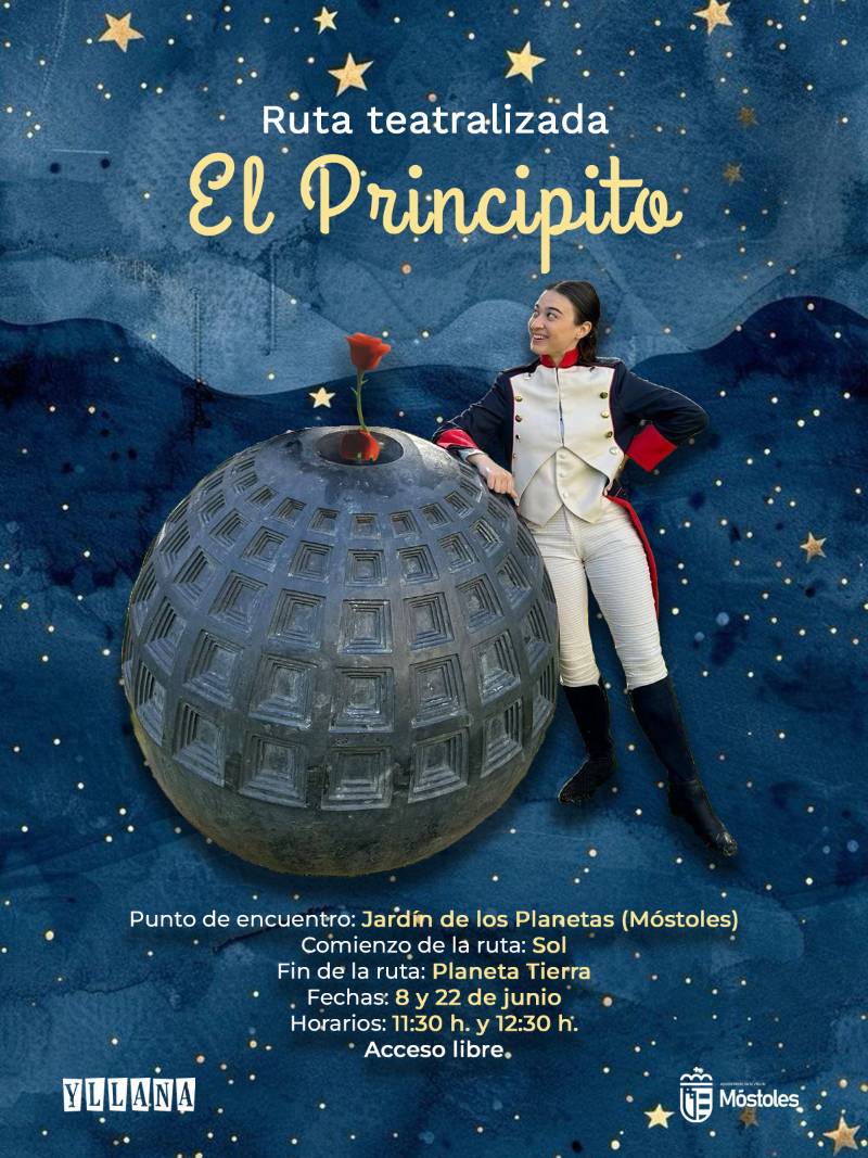 Cartel Ruta teatralizada El Principito