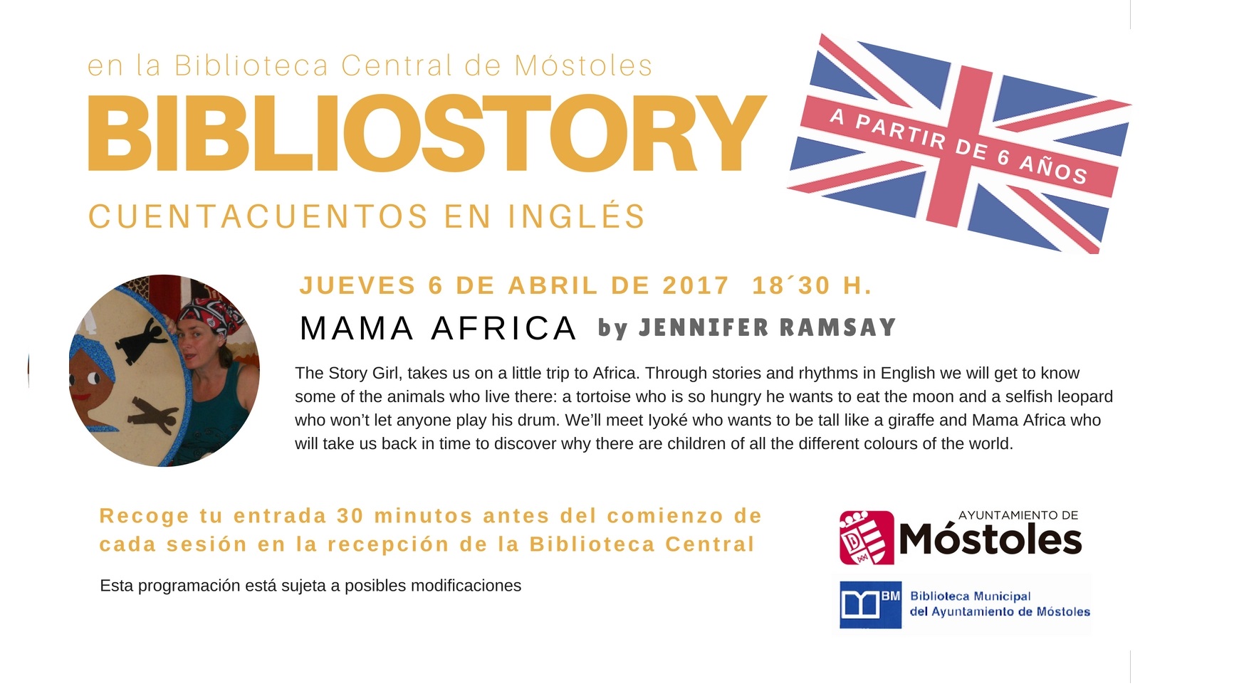 CUENTACUENTOS EN INGLÉS 6 ABRIL
